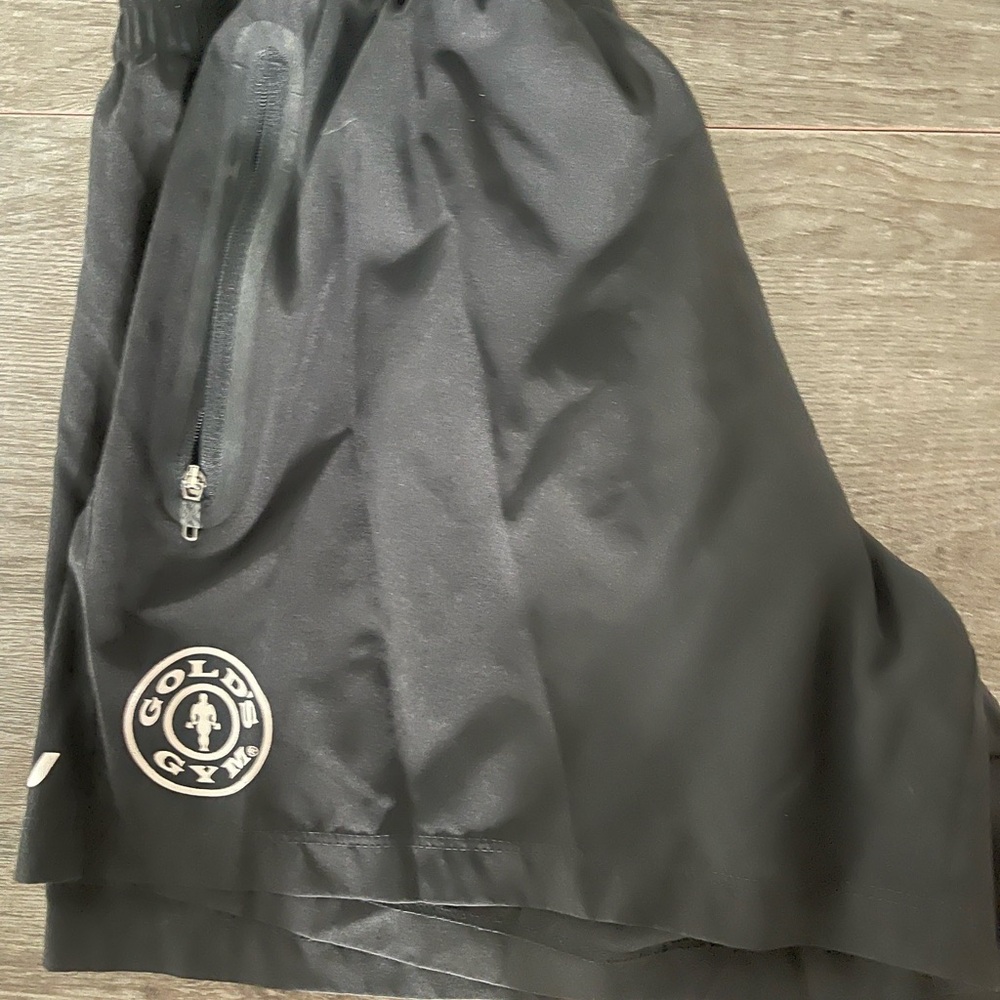 Golds Gym x 2XU Black Athletic Shorts
